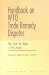 Handbook on WTO Trade Remedy Disputes: The First Six Years (1995-2000)
