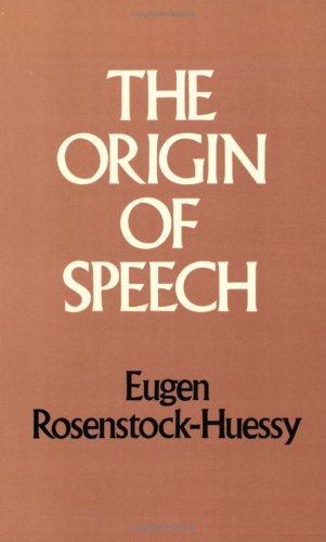 The Origin of Speech (Paperback)