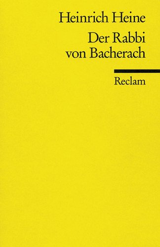 Der Rabbi von Bacherach: Ein Fragment (Paperback)