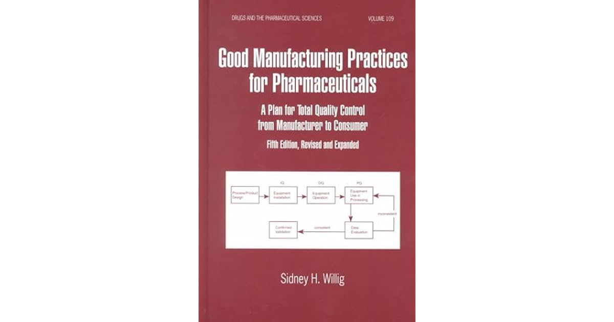 Good Manufacturing Practices For Pharmaceuticals A Plan For Total