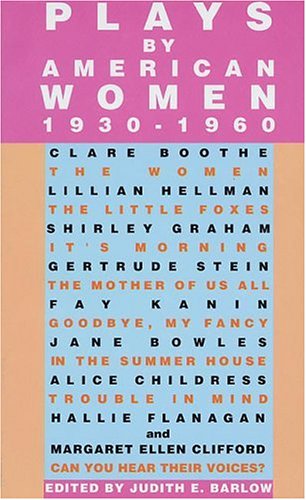 Plays By American Women 1930-1960 (Paperback)