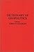 Dictionary of Geopolitics (Contributions in Medical Studies; 38)