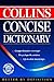 Collins Concise English Dictionary (English and Spanish Edition)