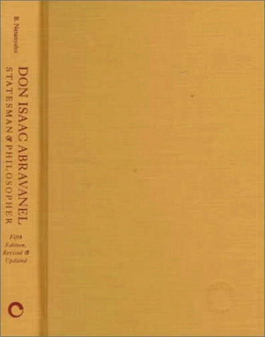 Don Isaac Abravanel: Statesman and Philosopher (Hardcover)