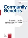 Community Genetics: Community Genetics In The Arabian Gulf Region Community Genetics: Community Genetics In The Arabian Gulf Region