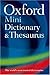 Oxford Mini Dictionary & Thesaurus by Sara Hawker