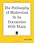 The Philosophy Of Modernism In Its Connection With Music