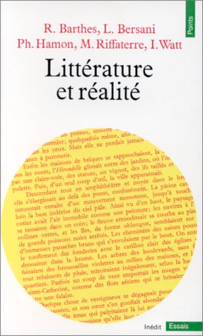 Littérature et réalité (Paperback)