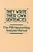 They Write Their Own Sentences: The FBI Handwriting Analysis Manual