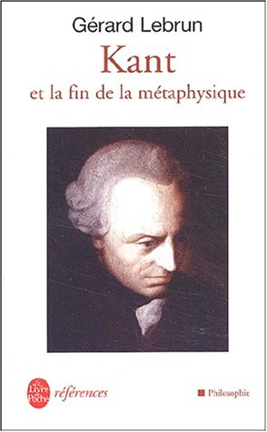 Kant et la fin de la métaphysique (Pocket Book)