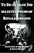 To Do as Adam Did: Selected Poems of Ronald Johnson