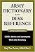 Army Dictionary and Desk Reference