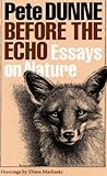 Before the Echo: Essays on Nature
