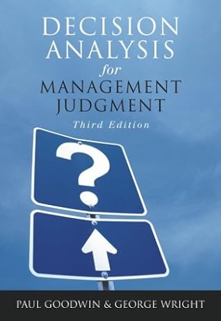 Decision Analysis for Management Judgment