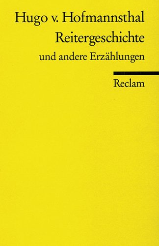 Reitergeschichte und andere Erzählungen (Hardcover)