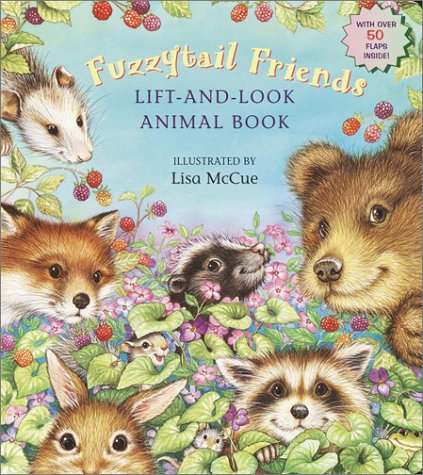 Fuzzytail Friends Lift-and-Look Animal Book (Board book)
