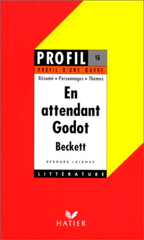 Profil d'une oeuvre - En attendant Godot, Beckett (Paperback)