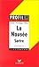 La nausée (1938), Sartre : résumé, personnages, thèmes