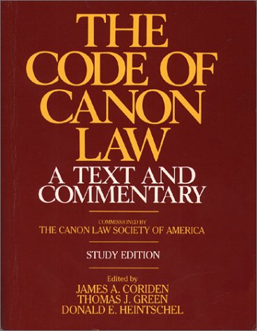 The Code of Canon Law a Text and Commentary, Study Edition (Paperback)