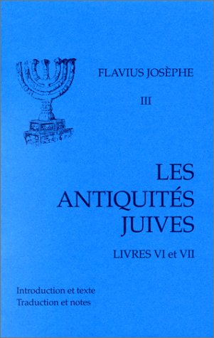 Les Antiquités juives, livres VI-VII