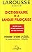 Larousse Compact Dictionnaire de la langue francaise (French Edition)