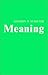 Meaning