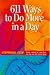 611 Ways to Do More in a Day