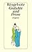 Gedichte und Prosa in kleiner Auswahl.