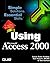 Using Microsoft Access 2000 (Using Series)