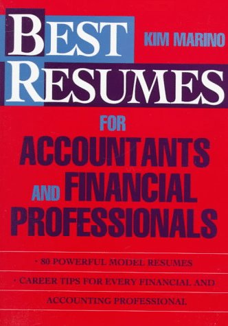 Best Resumes for Accountants and Financial Professionals (Paperback)