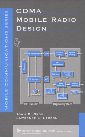 Cdma Mobile Radio Design (Artech House Telecommunications Library)