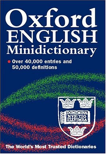 The Oxford English Minidictionary (Paperback)