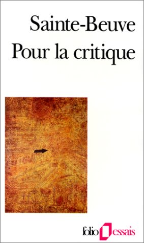 Pour la critique (Mass Market Paperback)