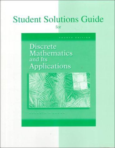 Student Solutions Guide for Discrete Mathematics and Its Applications (Paperback)