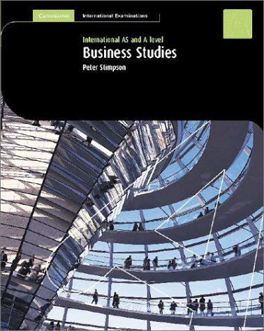 Cambridge International AS and A Level Business Studies Student's Coursebook (Paperback)