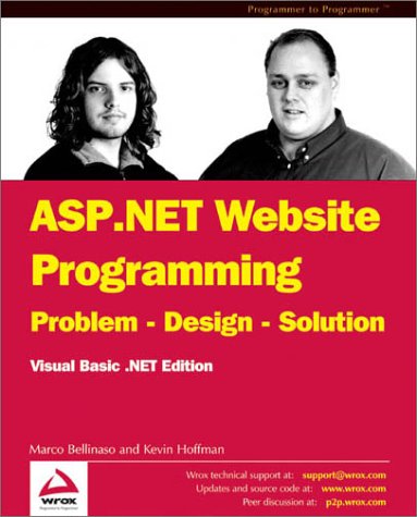 ASP.NET Website Programming: Problem - Design - Solution VB.NET Edition (Paperback)