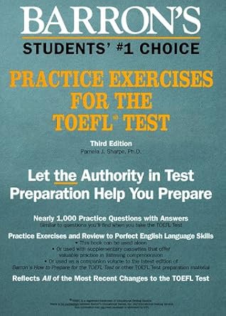 Barron's Practice Exercises for the Toefl Test