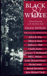 Black and White: Cultural Interaction in the Antebellum South (Paperback)