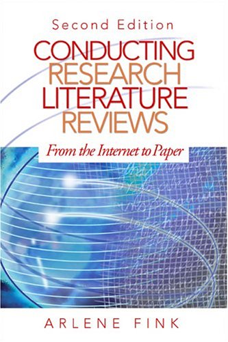 Conducting Research Literature Reviews: From the Internet to Paper (Paperback)