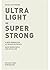 Ultra Light - Super Strong: A New Generation of Design Materials