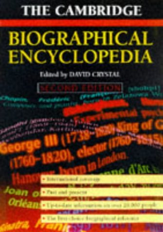 The Cambridge Biographical Encyclopedia (Hardcover)