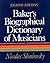 Bakers Biographical Dictionary of Musicians