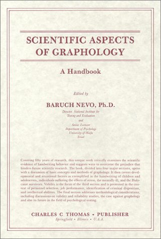 Scientific Aspects of Graphology: A Handbook (Hardcover)