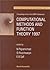 COMPUTATIONAL METHODS AND FUNCTION THEORY 1997 - PROCEEDINGS ... by Cyprus) CMFT Conference (3r...