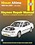 Haynes Nissan Altima 1993 2001 Repair Manual