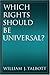 Which Rights Should Be Universal? by William Talbott
