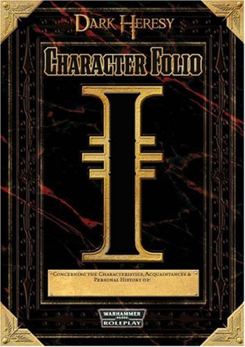 Warhammer 40,000 Roleplay: Dark Heresy character record (Paperback)