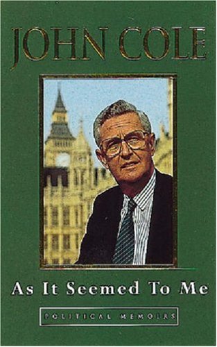 As It Seemed To Me: Political Memoirs (Paperback)