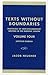 Texts Without Boundaries: Protocols of Non-Documentary Writing in the Rabbinic Canon: The Mishnah, Tractate Abot, and the Tosefta (Studies in Judaism)
