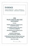 Evidence, 2004 Rules: Statute and Case Supplement